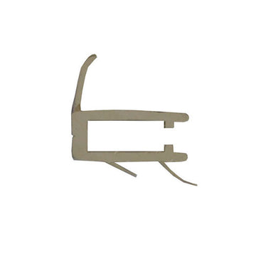 PINNACLE SIDE JAMB PARTING STOP, 8' DOOR, W/ SCREW HOLES - BEIGE/TAN